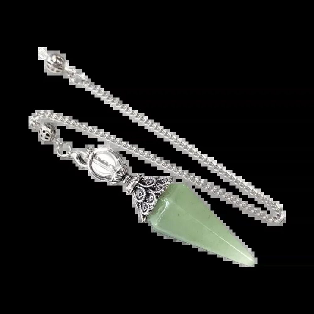 Jewelry - Green Aventurine Pendulum 6 faces & Metal - ARABESK
