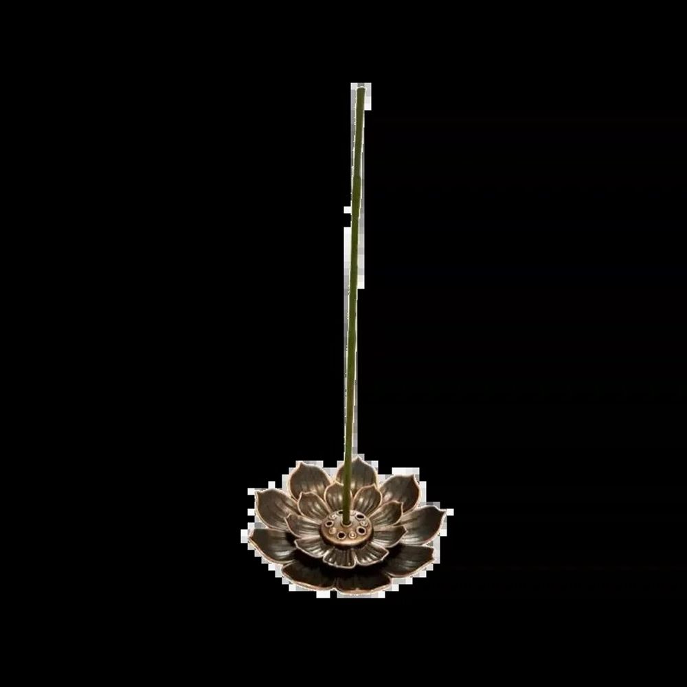 Scents - Lotus Flower Metal Incense Holder 6 cm - ARABESK