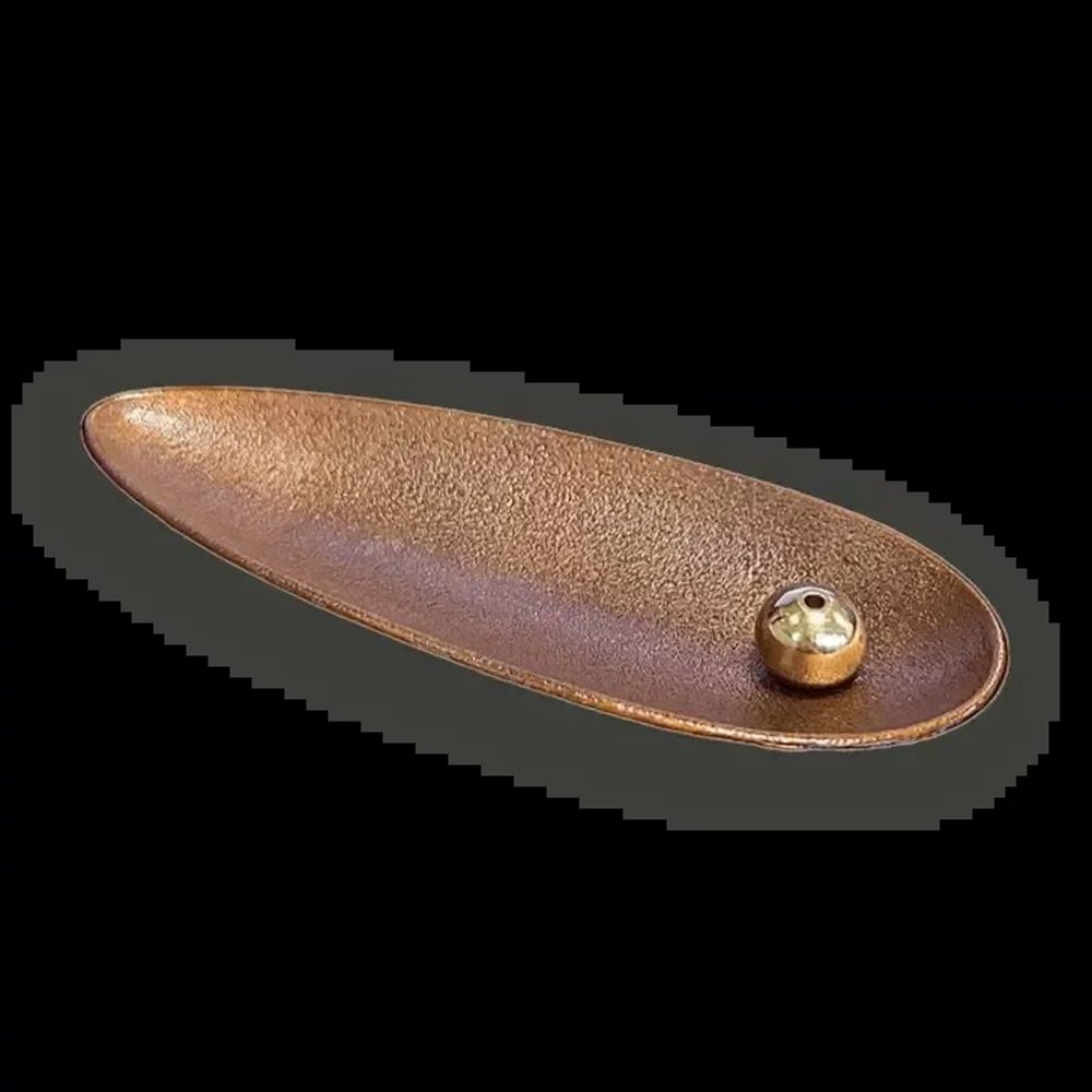 Senteurs - Porte Encens Métal Japonais/Cuivré 14 cm - ARABESK