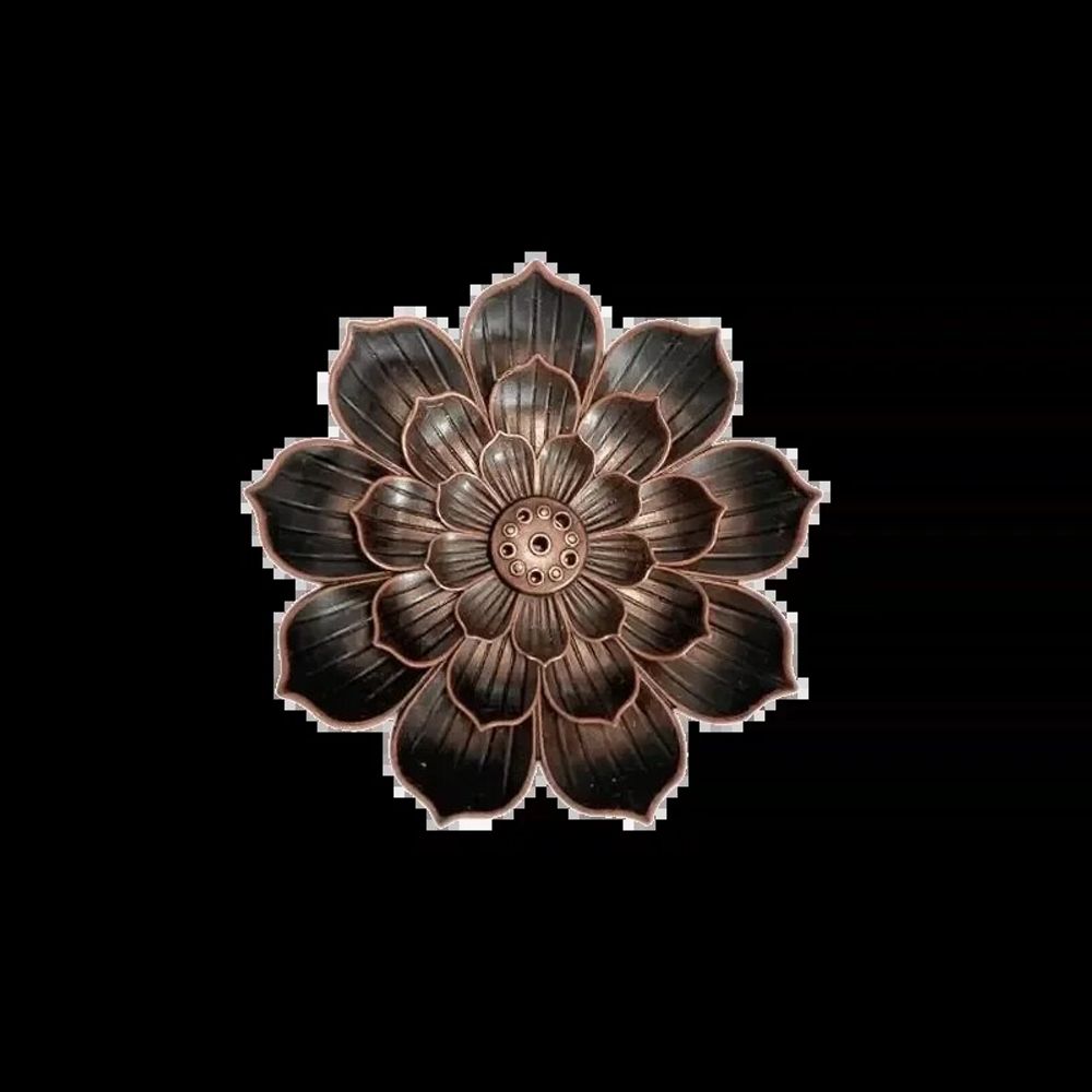 Scents - Metal Incense Holder Large Lotus Flower 8.5 cm - ARABESK