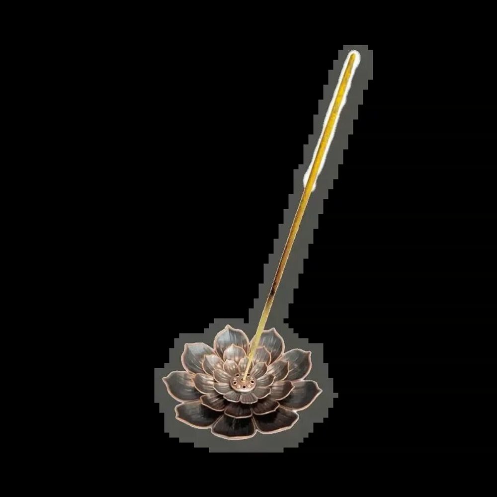 Scents - Metal Incense Holder Large Lotus Flower 8.5 cm - ARABESK