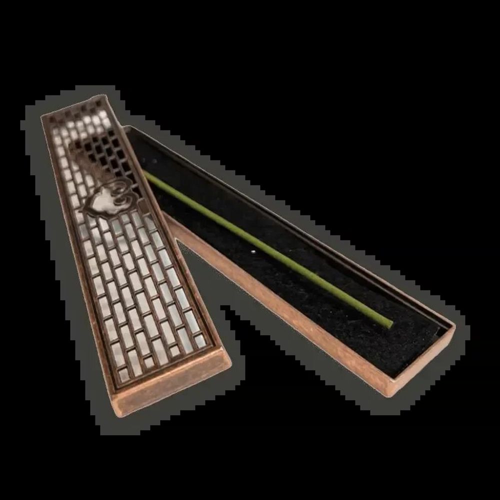 Scents - Metal Incense Holder Openwork Box 14.7 cm - ARABESK