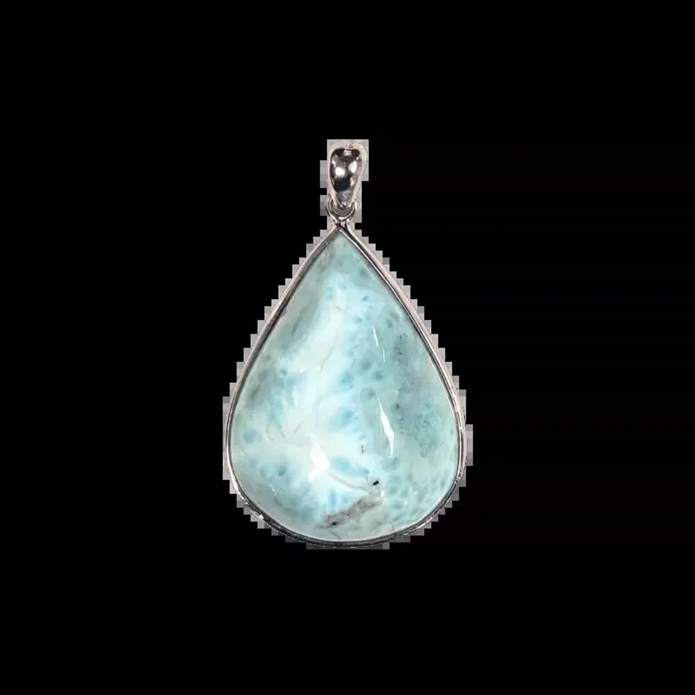Bijoux - Pendentif Argent 925 Larimar AA 14.41g - ARABESK