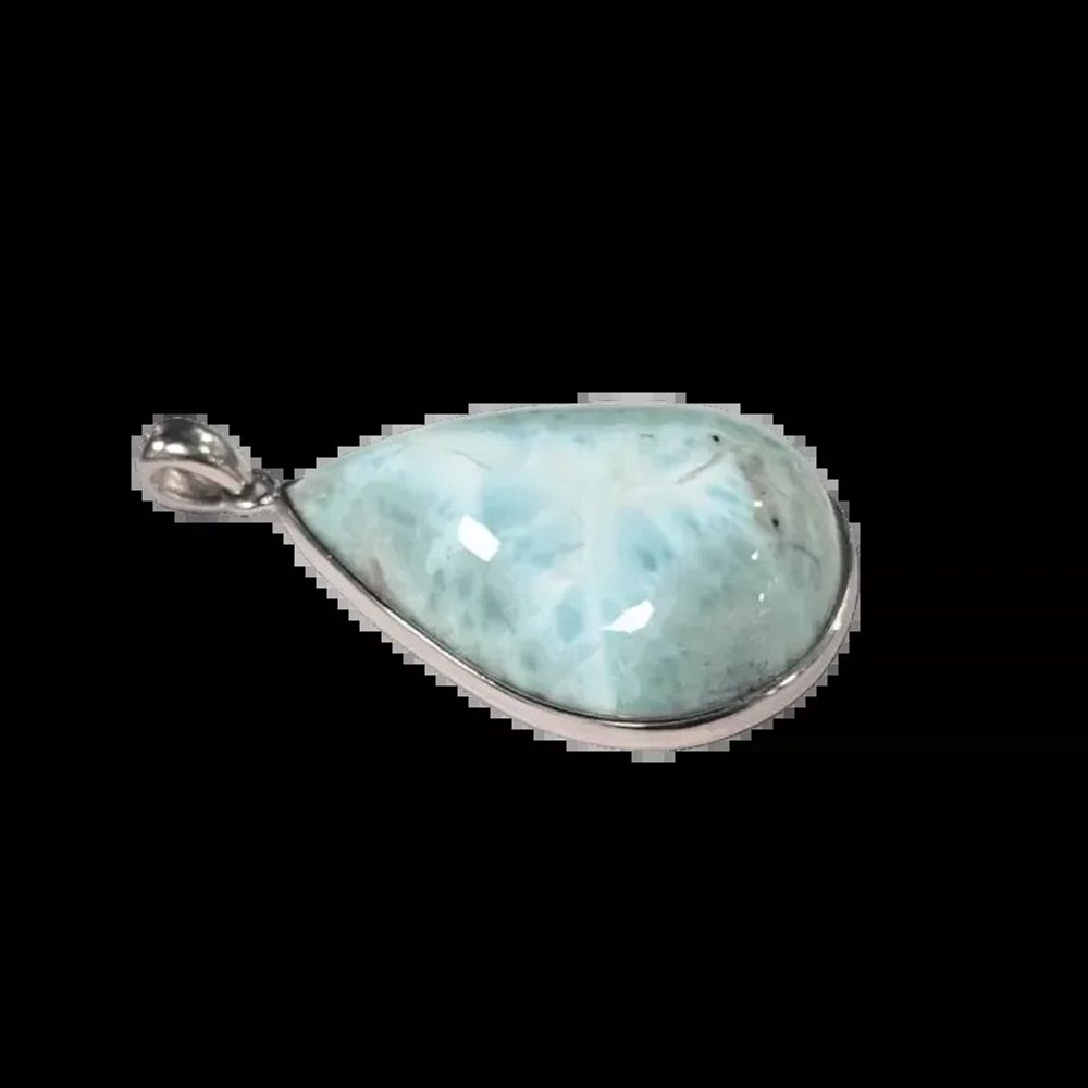 Bijoux - Pendentif Argent 925 Larimar AA 14.41g - ARABESK