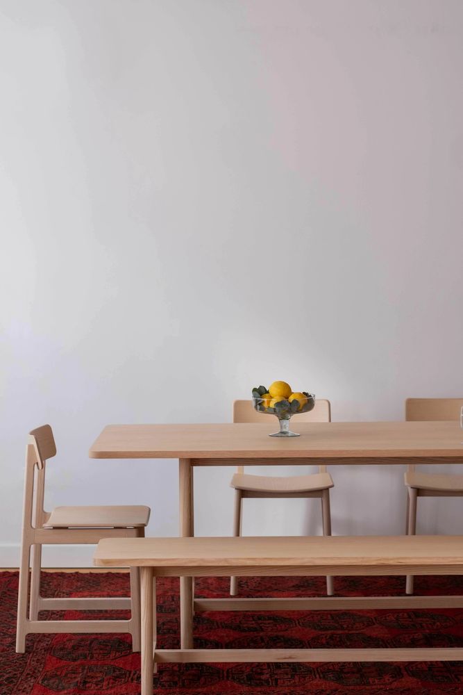 Kitchens furniture - The Minimalist Modern Chair in Ash Wood - MOR