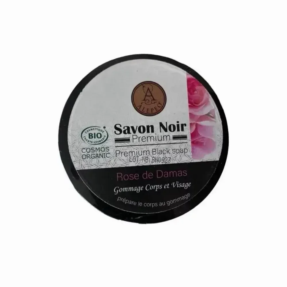 Savons - Savon noir Cosmos Biologique Rose de Damas 250g - ARABESK