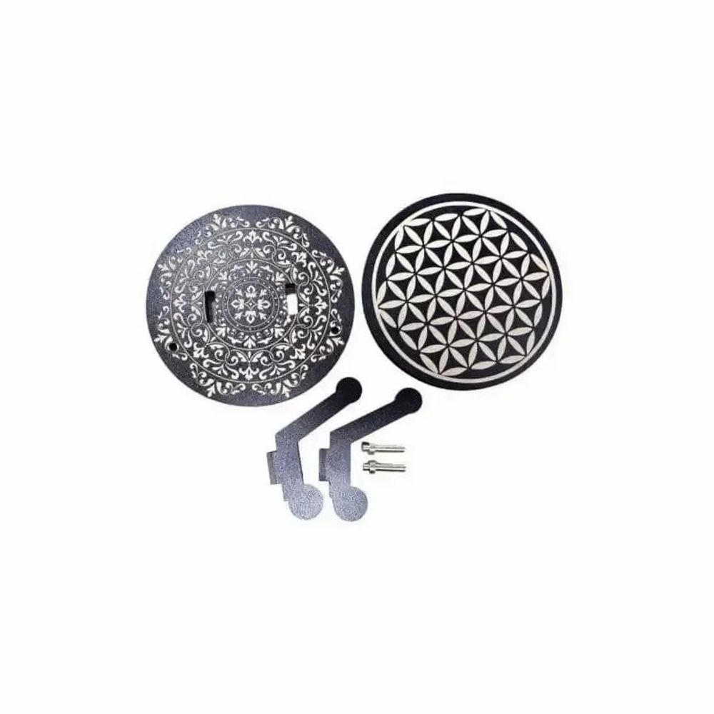 Bijoux - Porte Encens plaque fleur de vie 10cm - ARABESK
