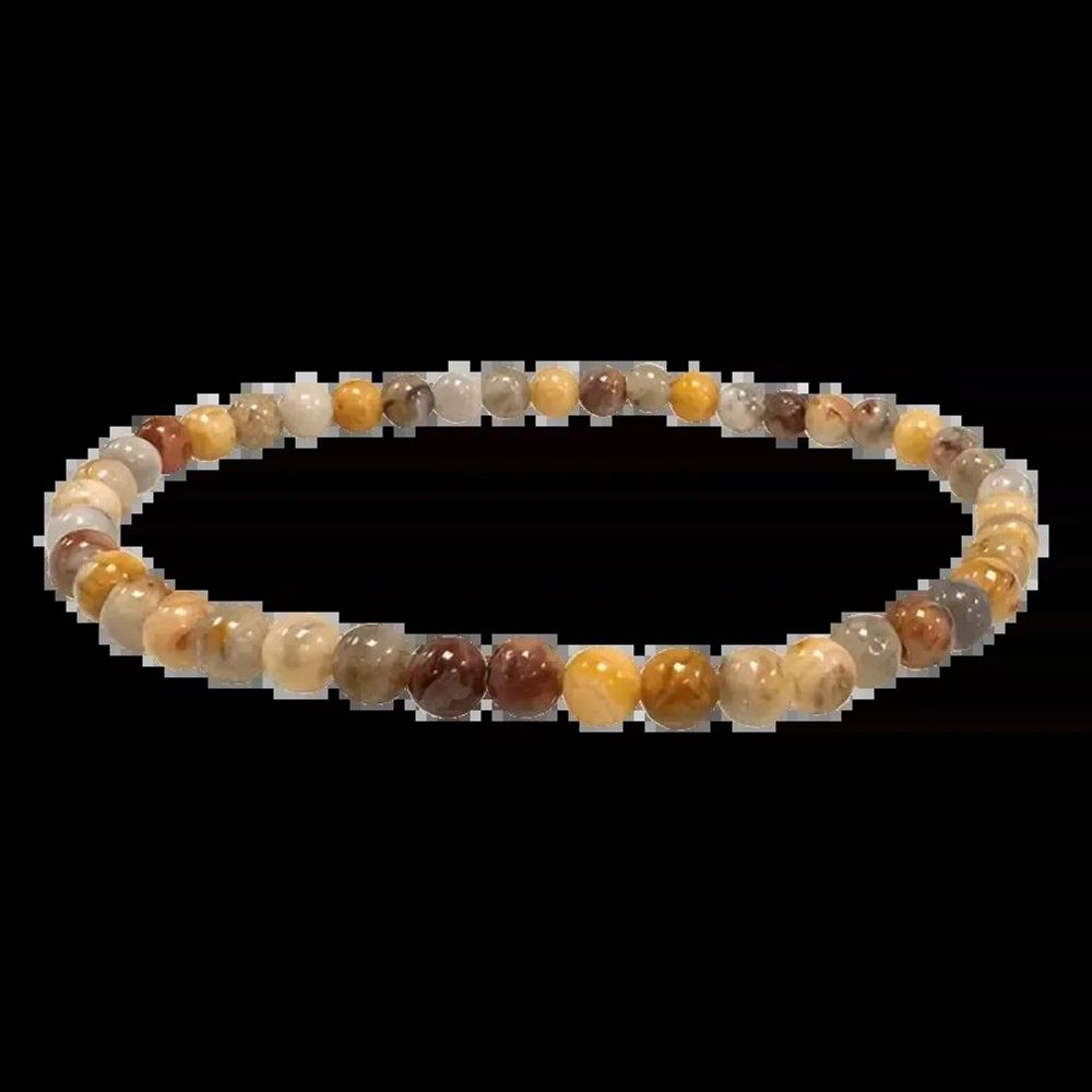 Bracelets - Bracelet Agate Crazy Lace beads 4mm - ARABESK