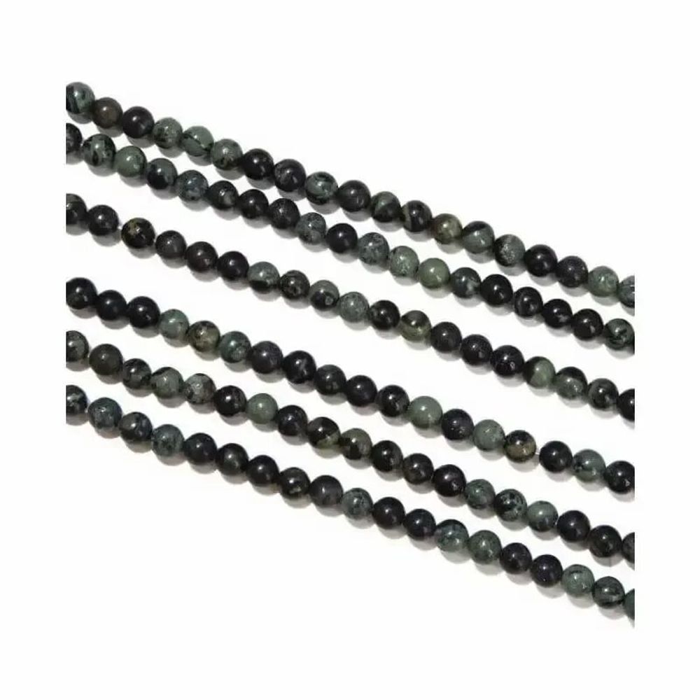 Bijoux - Jaspe Kambaba perles 4mm sur fil 40cm - ARABESK