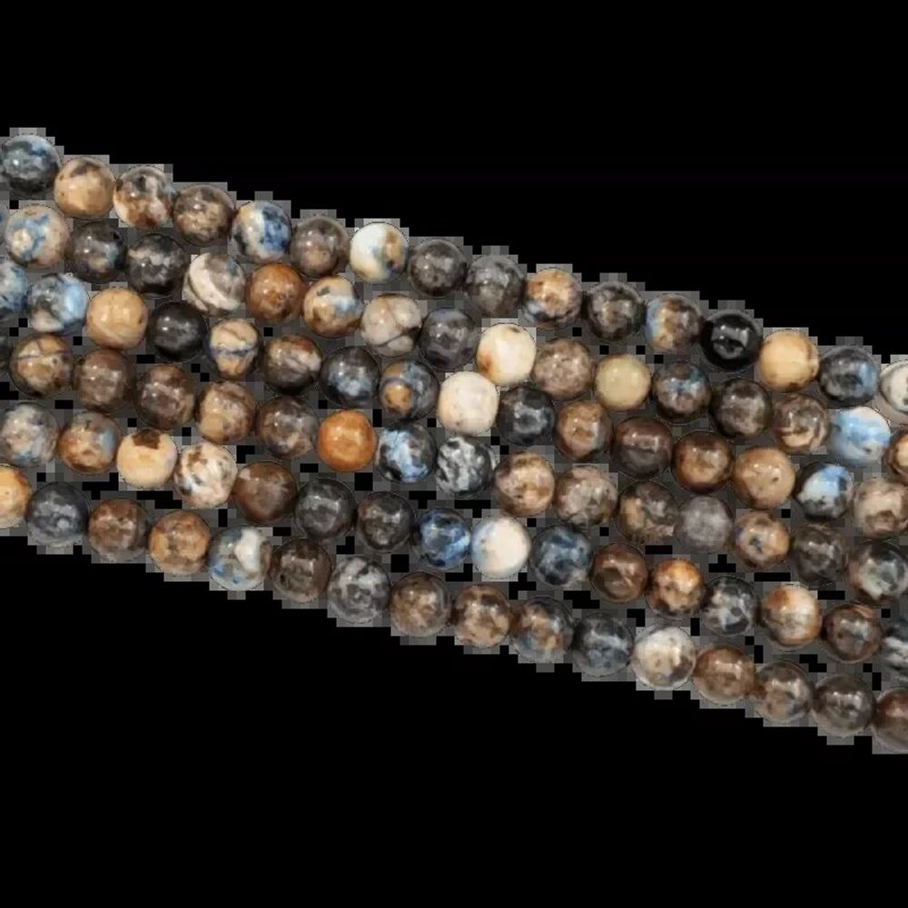 Jewelry - Chrysocolla beads 6-7mm on 40cm wire - ARABESK