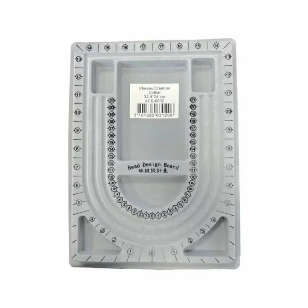 Jewelry - Felted tray for creating necklaces with graduated measurements - ARABESK