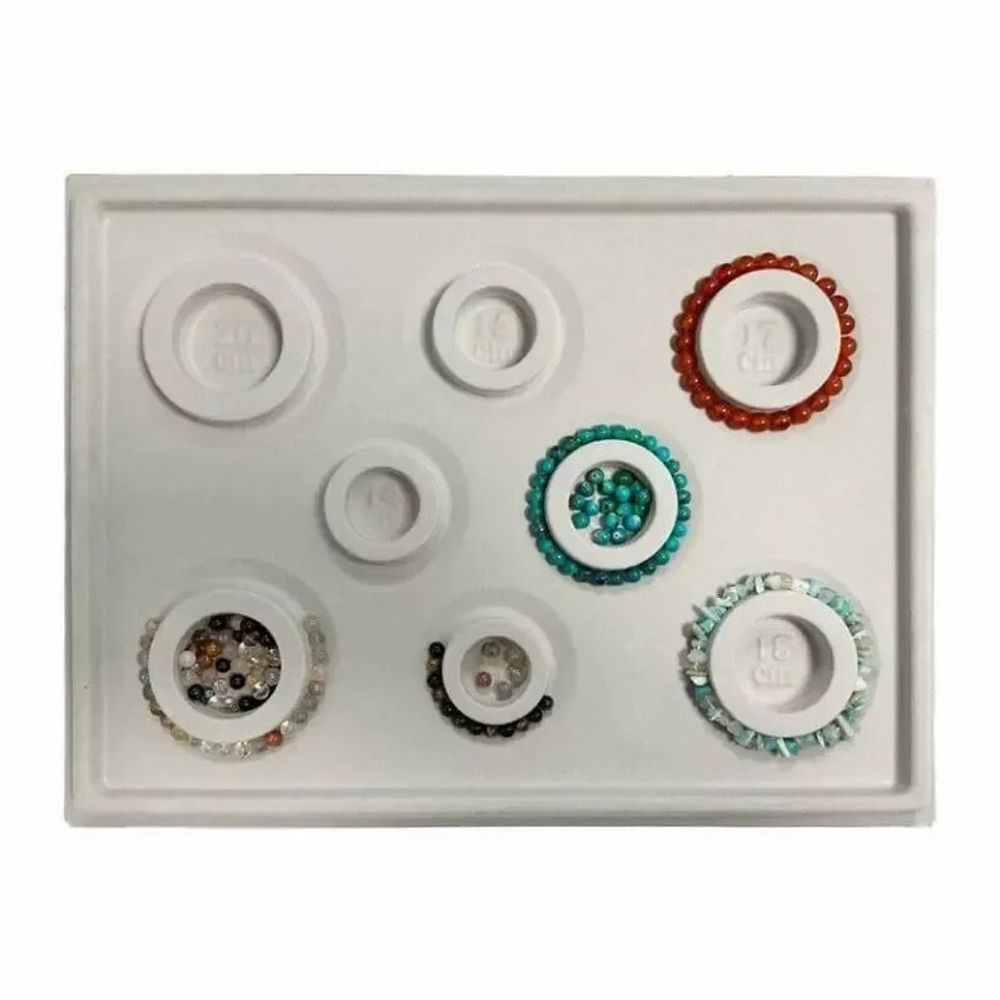 Jewelry - Felted tray for creating beaded bracelets - ARABESK