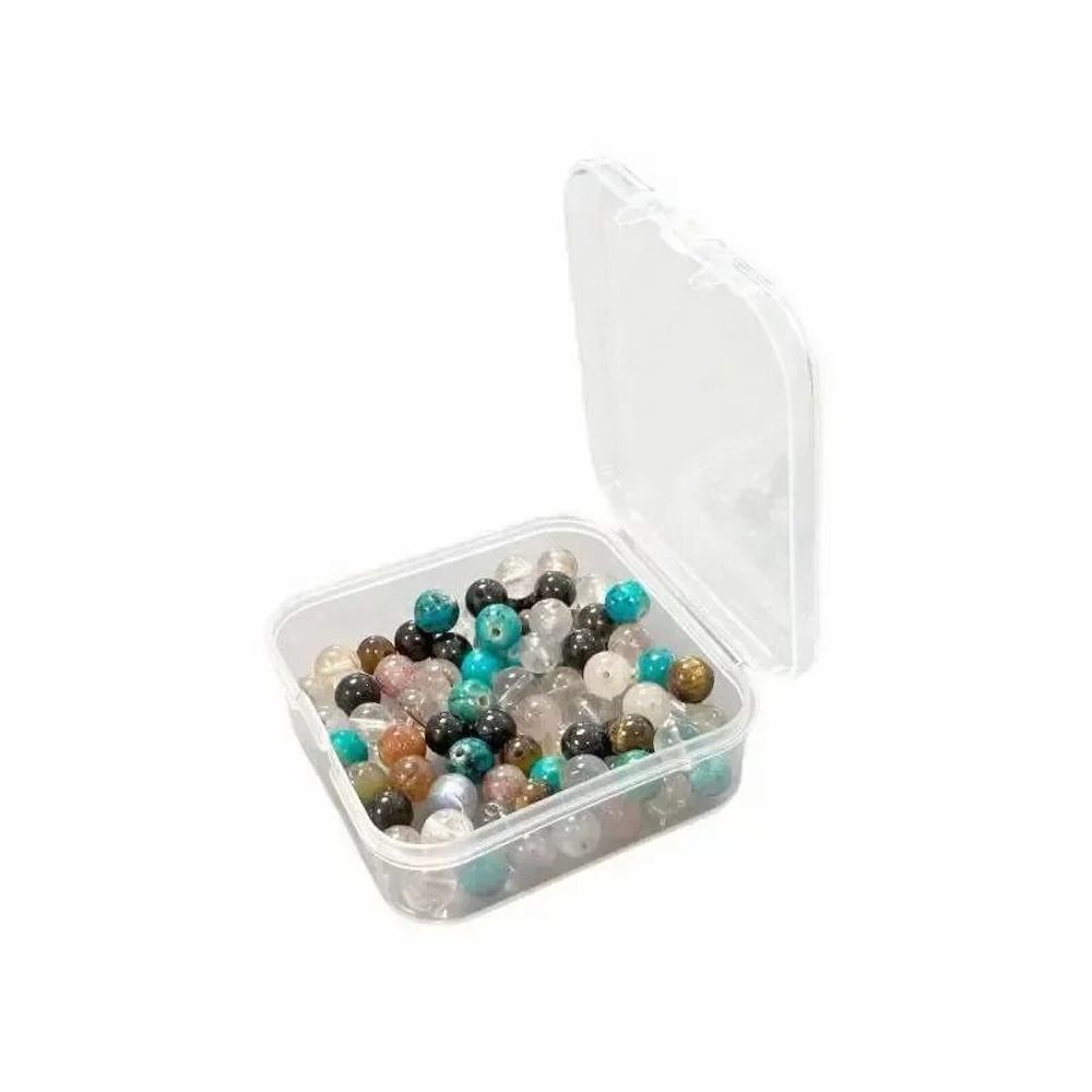 Bijoux - Boite de rangement perles en plastique 5.5cm x12 - ARABESK
