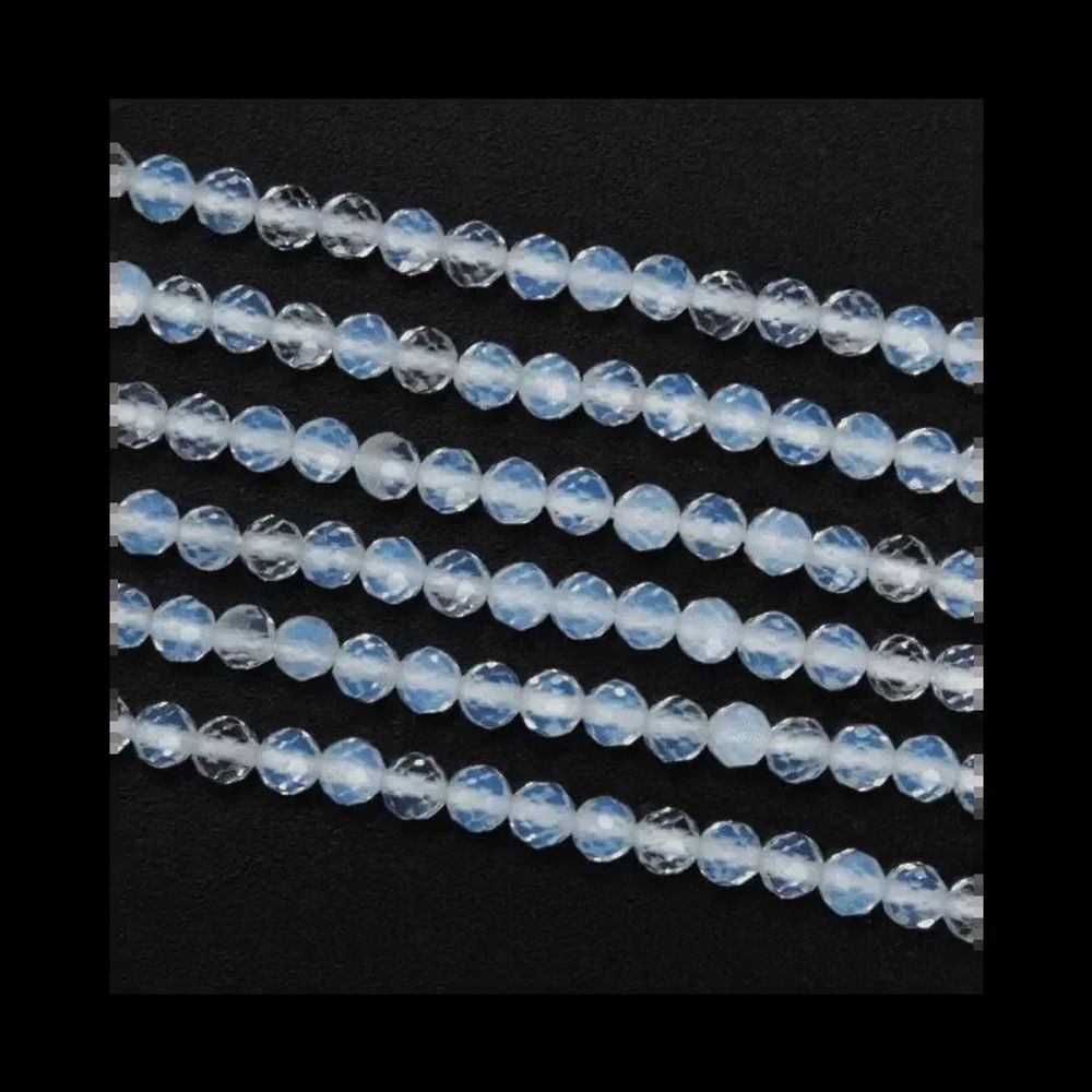 Bijoux - Opalite Facettée A perles 3mm sur fil 40cm - ARABESK