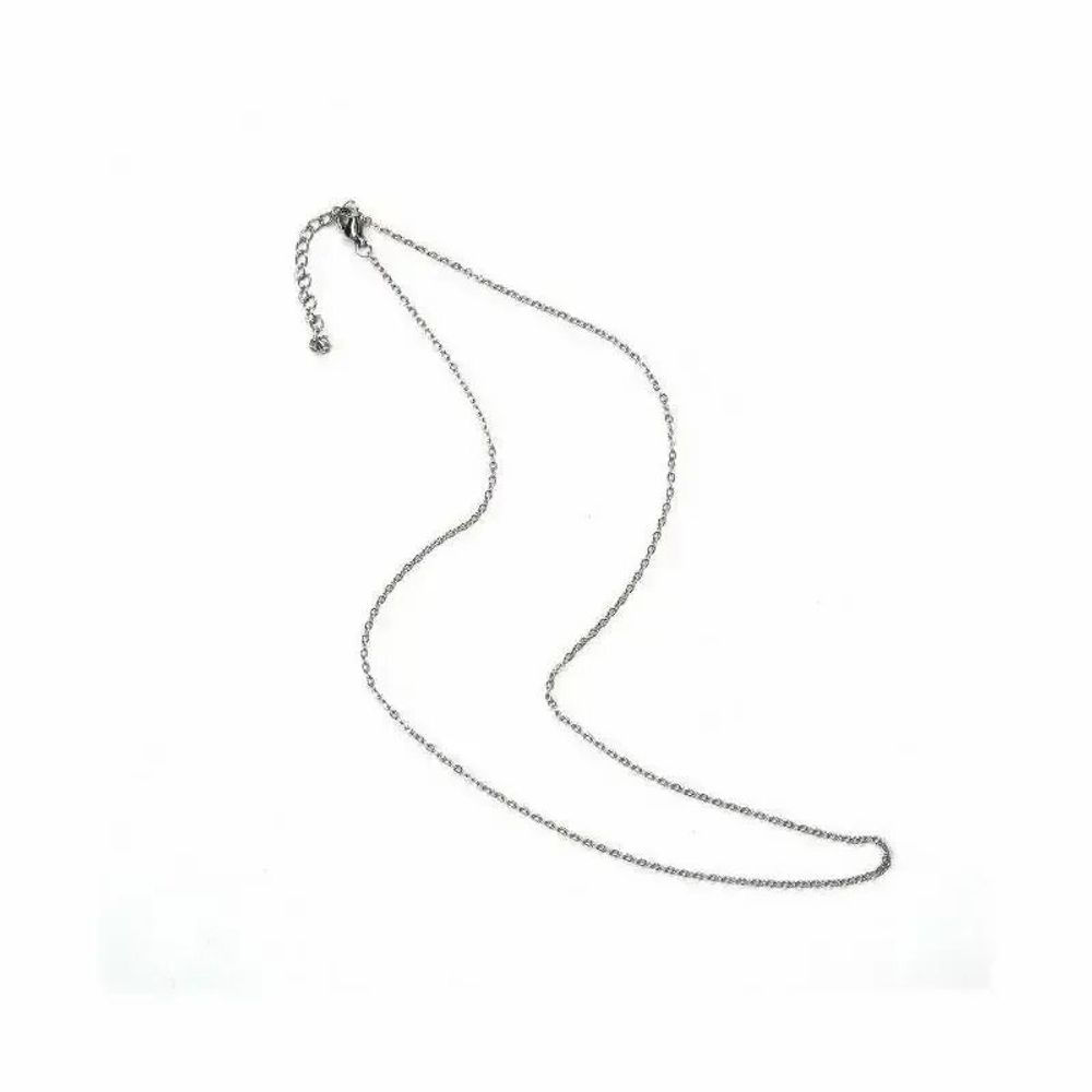 Jewelry - 925 Silver Chain Necklace Adjustable Venetian Links 40 cm - ARABESK