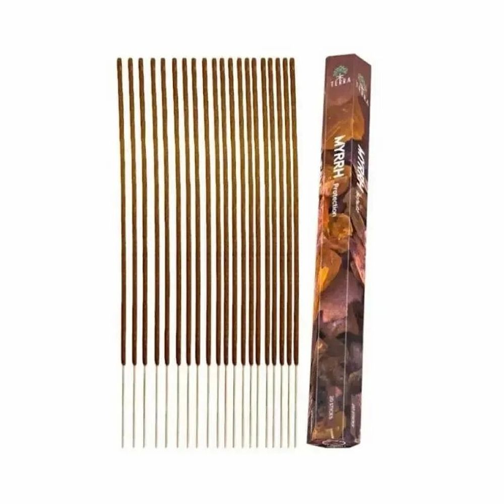 Scents - Terra myrrh hexa incense without charcoal 30grs - ARABESK