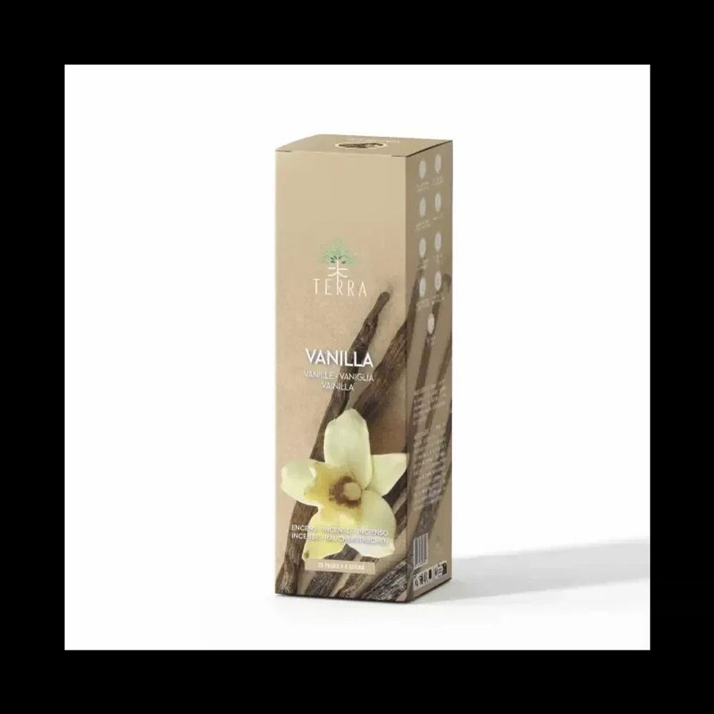 Scents - Terra Vanilla incense without charcoal 12grs - ARABESK
