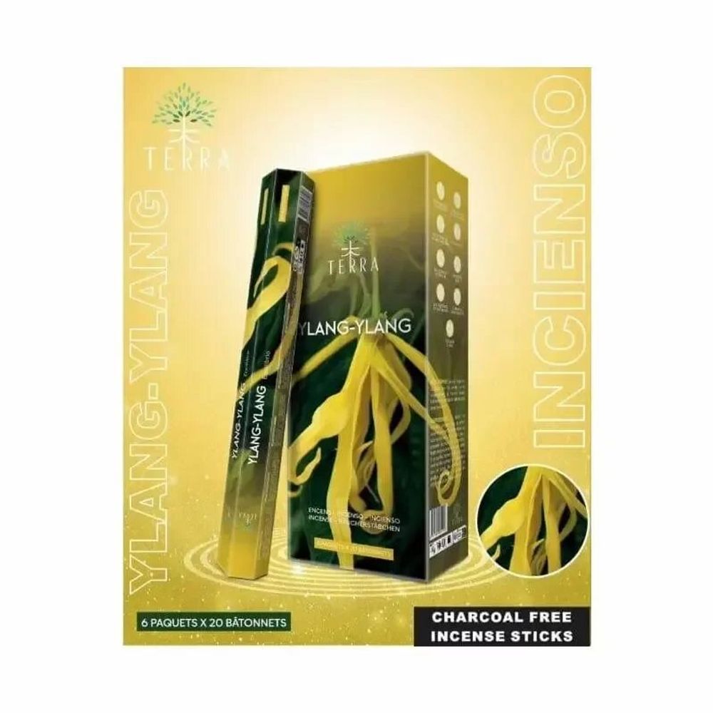 Scents - Terra Ylang-Ylang hexa incense without charcoal 30grs - ARABESK