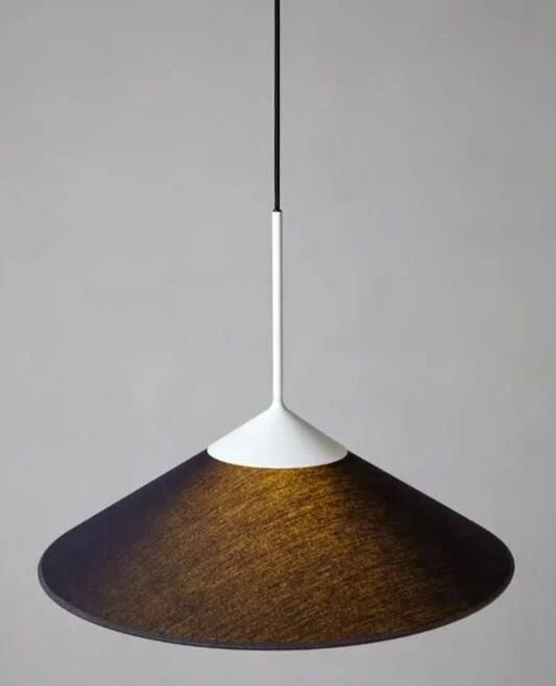 Hanging lights - CIM pendant lamp shade of 90cm in cottonet - LUXCAMBRA