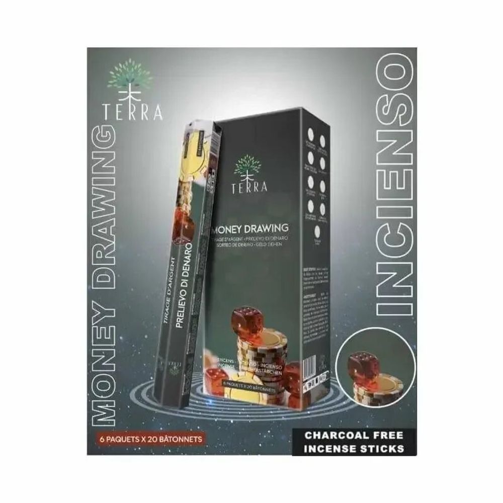 Scents - Incense Terra money drawing hexa without charcoal - ARABESK