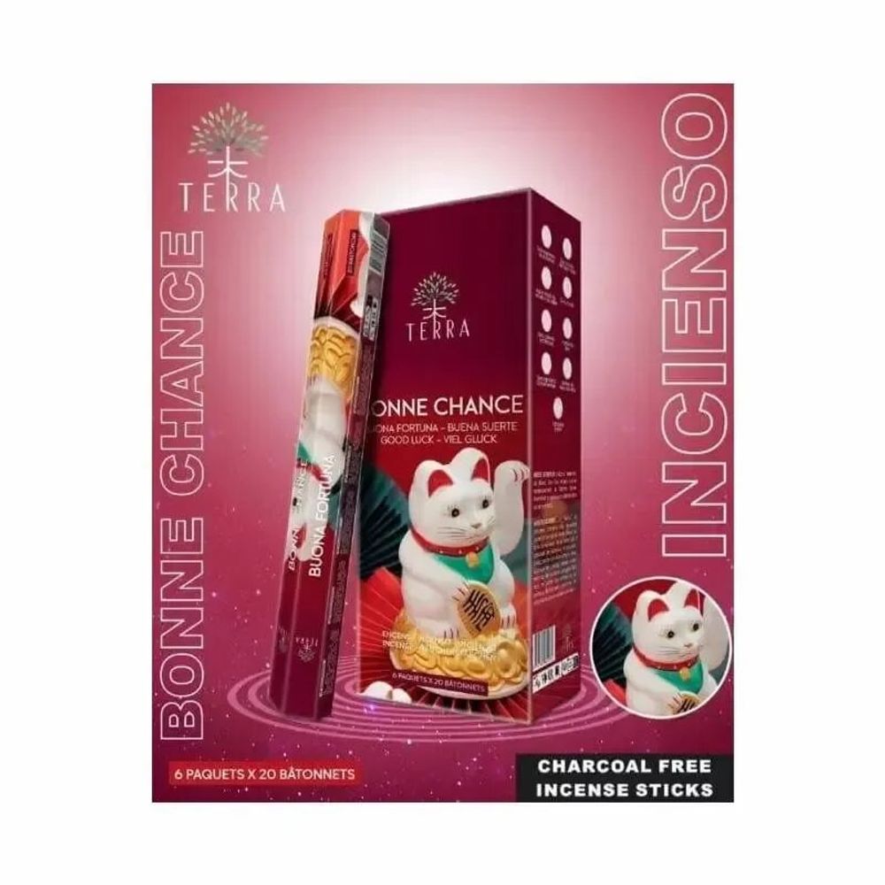 Scents - Terra Bonne Chance hexa charcoal-free incense - ARABESK