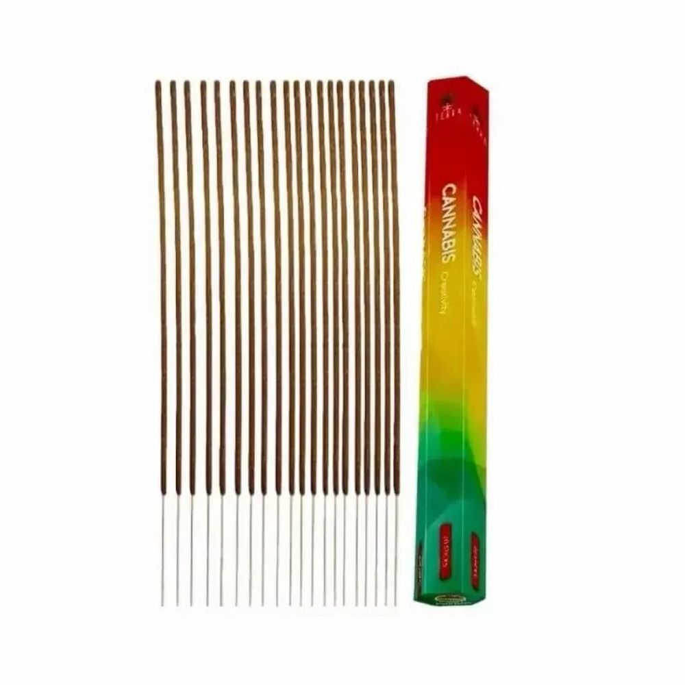 Senteurs - Encens Terra Cannabis hexa sans charbon 30grs - ARABESK