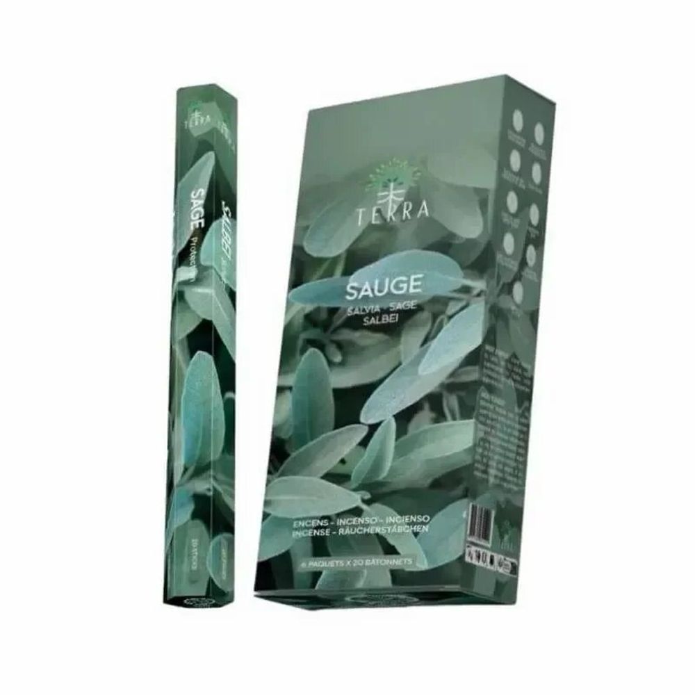 Scents - Terra sage hexa incense without charcoal 30grs - ARABESK