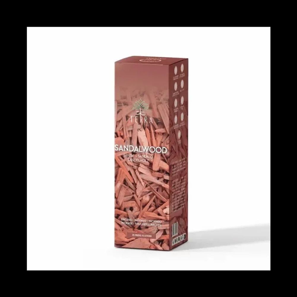 Senteurs - Encens TERRA Bois de Santal sans charbon 12grs - ARABESK