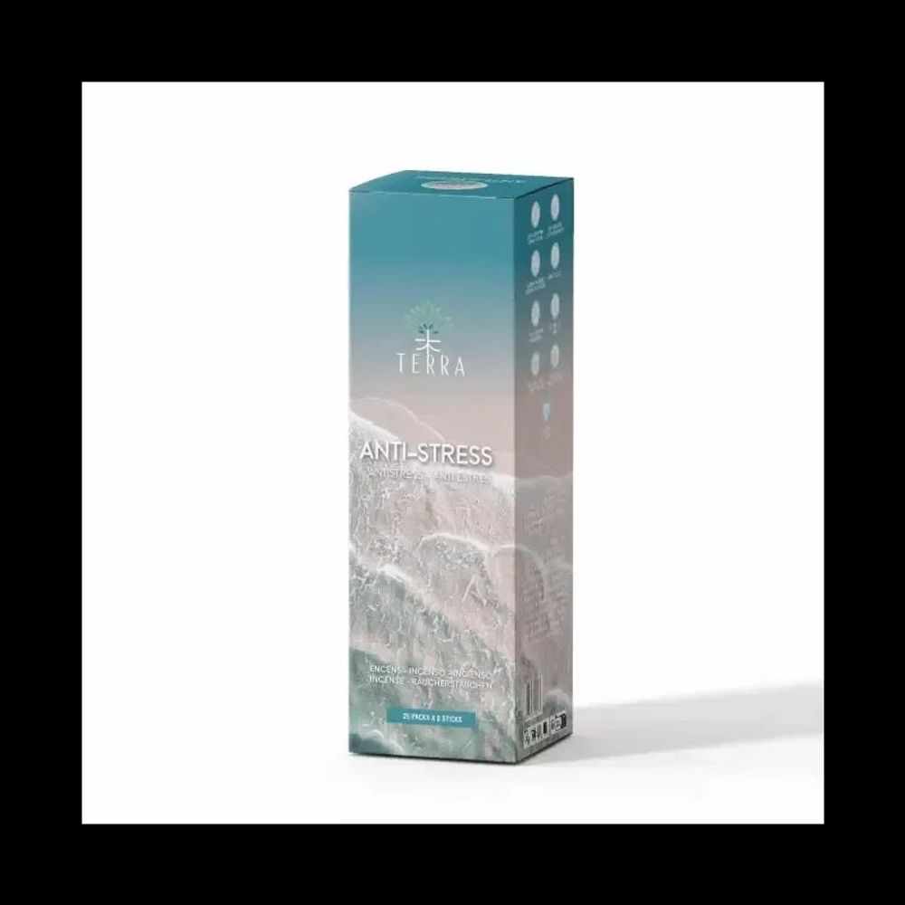 Senteurs - Encens TERRA Anti Stress sans charbon 12grs - ARABESK