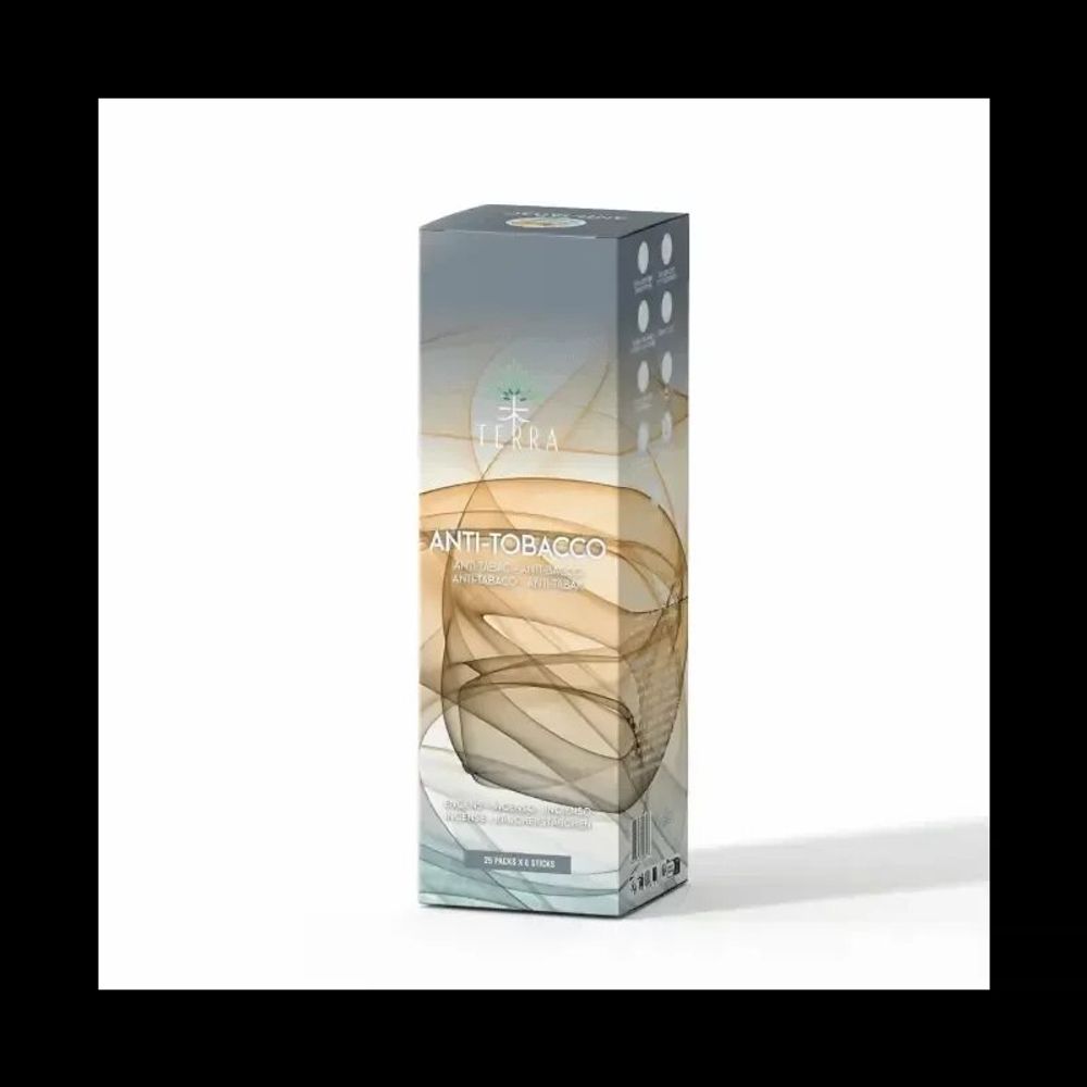 Senteurs - Encens TERRA Anti Tabac sans charbon 12grs - ARABESK