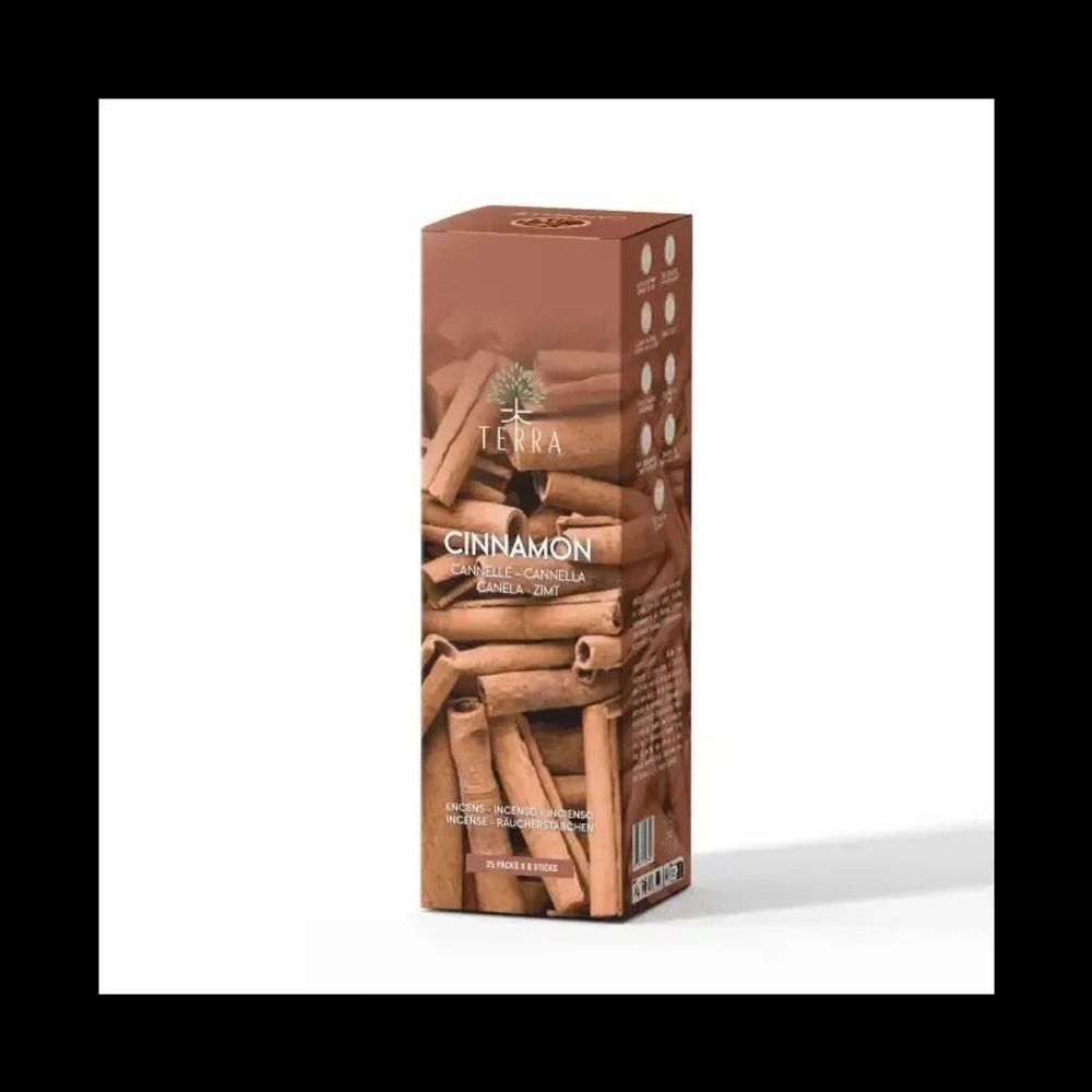 Scents - TERRA Cinnamon incense without charcoal 12grs - ARABESK