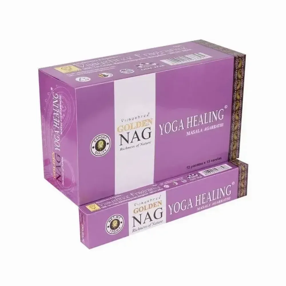 Scents - Vijayshree Golden Nag Yoga Healing Incense 15g - ARABESK