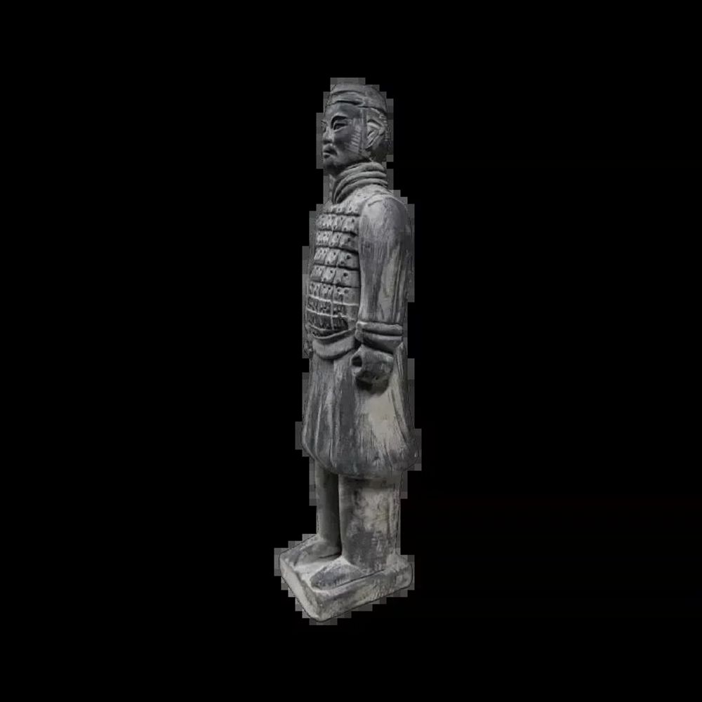 Sculptures, statuettes et miniatures - Statue noire en Terracotta Chevalier 22cm - ARABESK