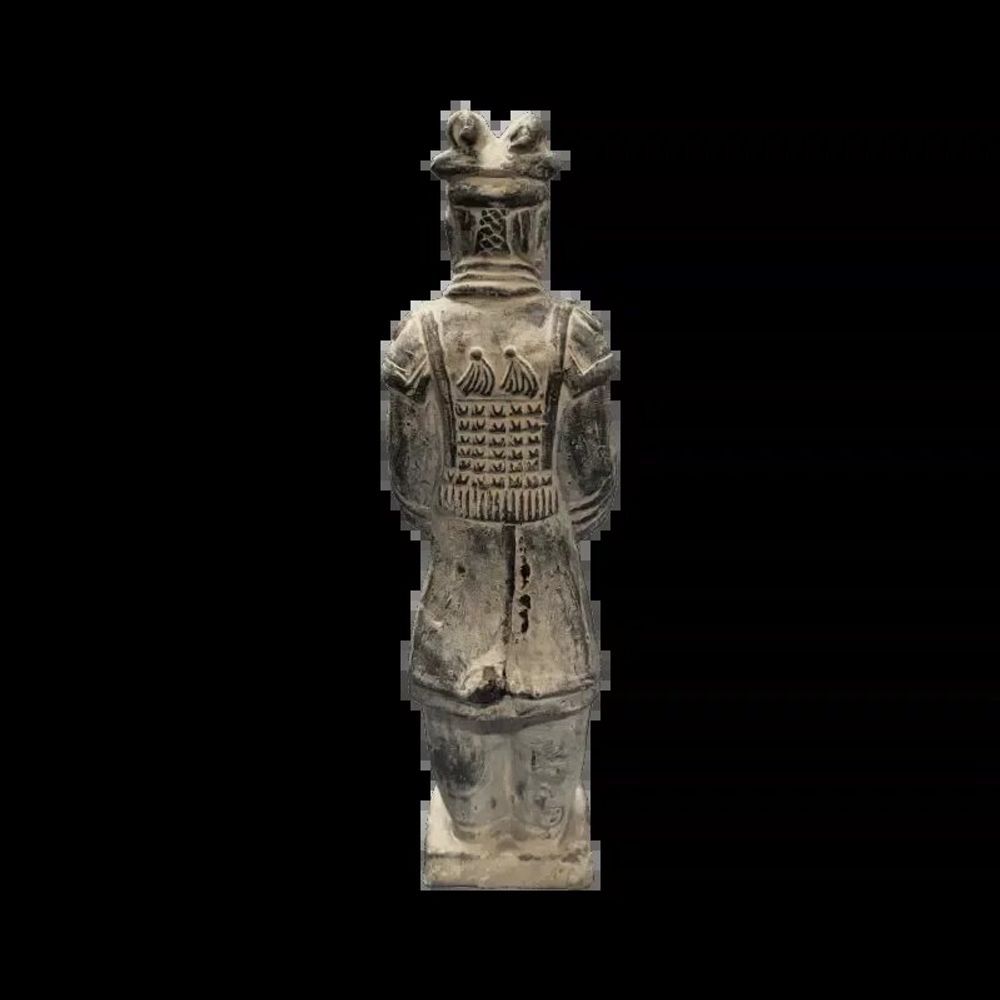Sculptures, statuettes et miniatures - Statue Noire en Terracotta Général 24cm - ARABESK