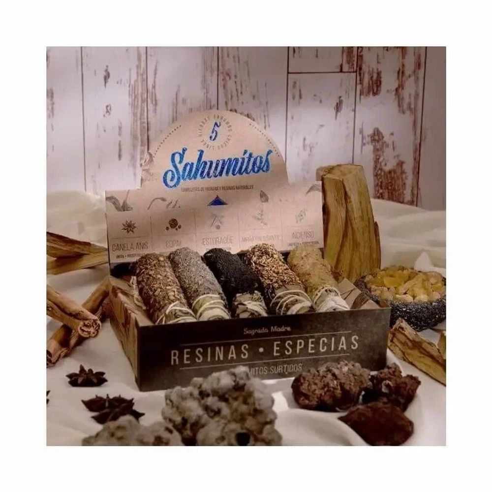 Senteurs - Sagrada Madre - Smudge Sahumitos x 5 - Resines - ARABESK