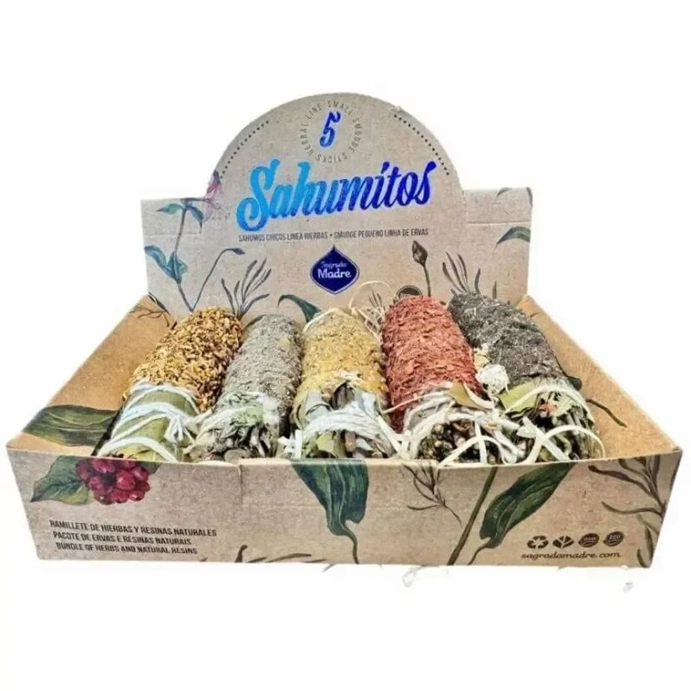 Senteurs - Sagrada Madre - Smudge Sahumitos x 5 - Resines - ARABESK