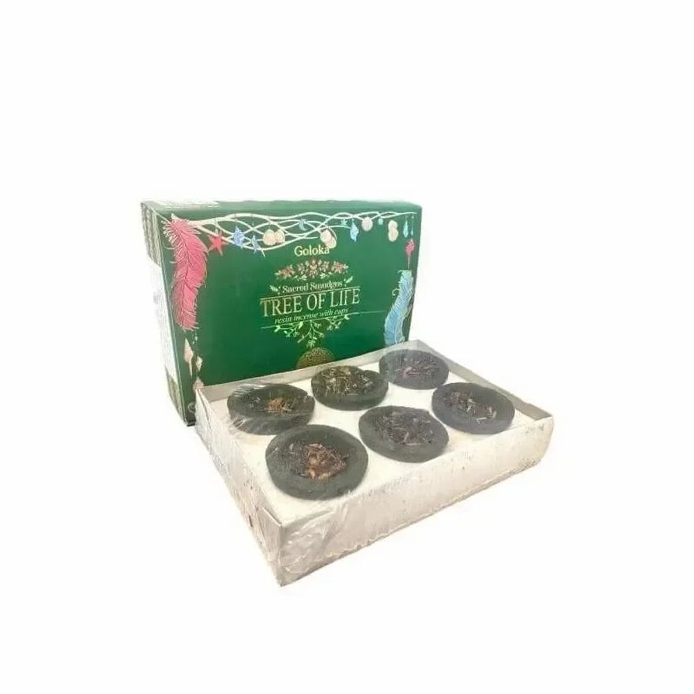 Scents - Goloka charcoal pellet with Tree of Life resin - ARABESK