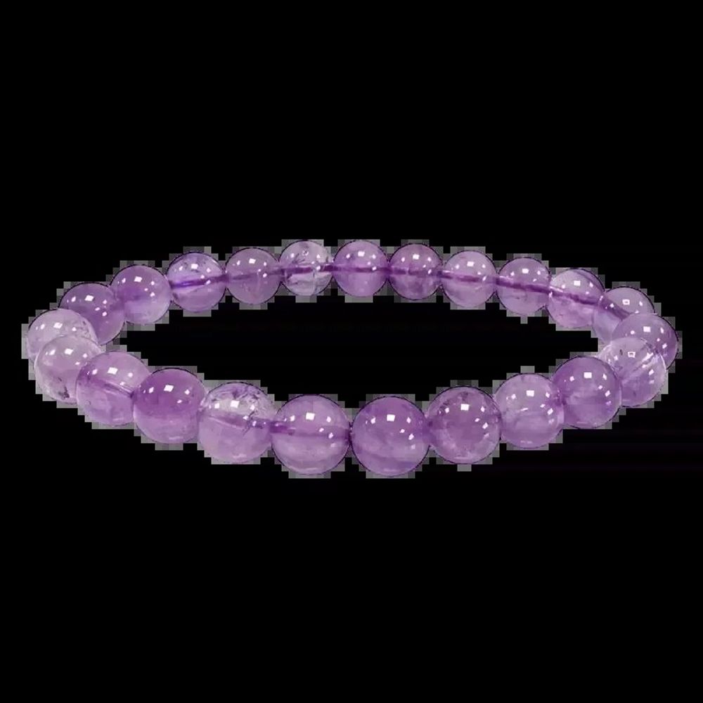 Bracelets - Bracelet Amethyste Claire A perles 8-9mm - ARABESK