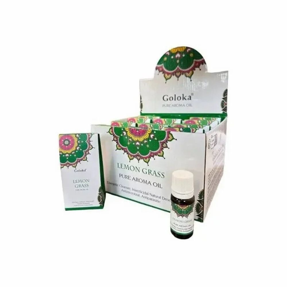 Scents - Goloka Lemon Grass Fragrance Oil 10mL x 12 - ARABESK