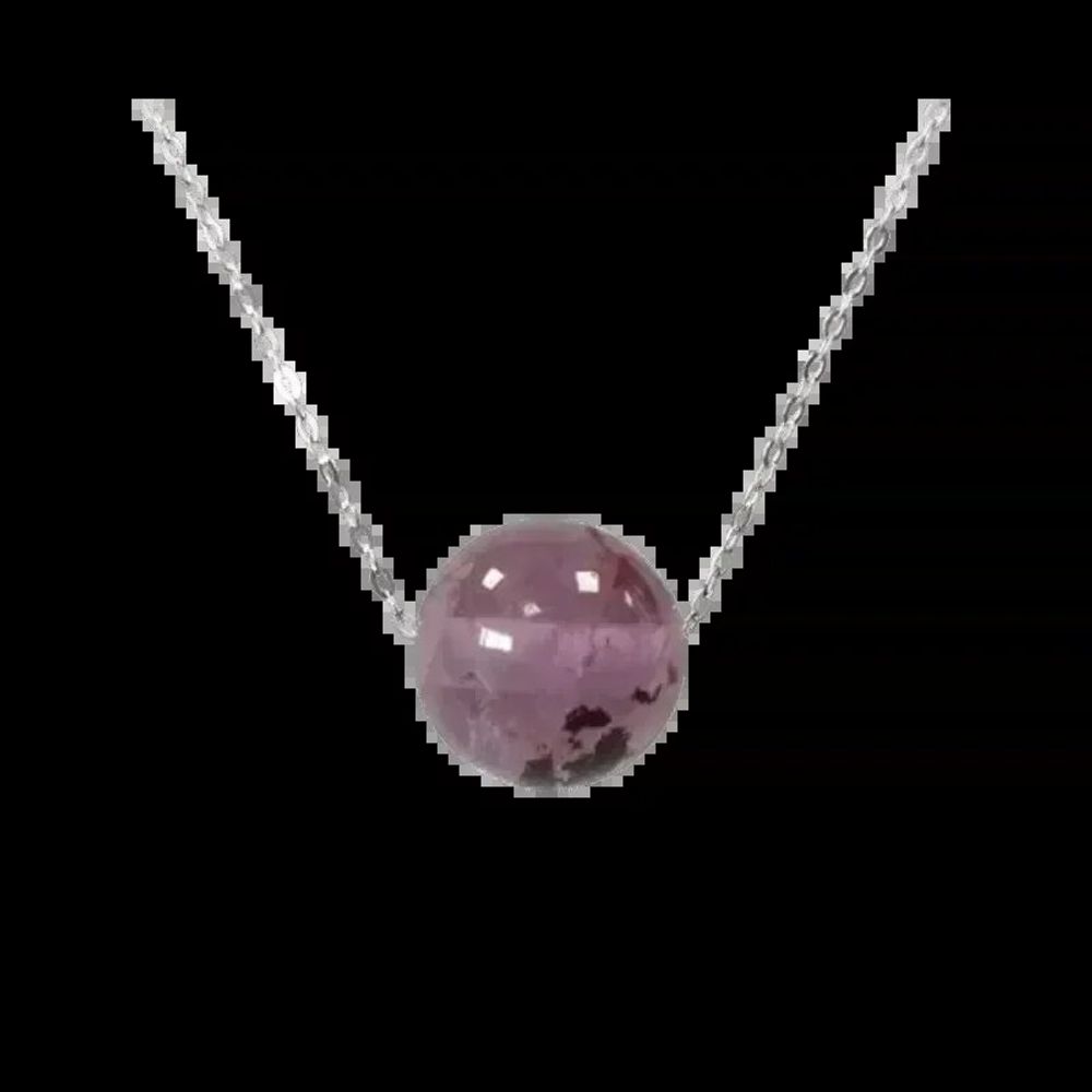 Bijoux - Collier Argent 925 Super Seven AA Boule 12mm - ARABESK