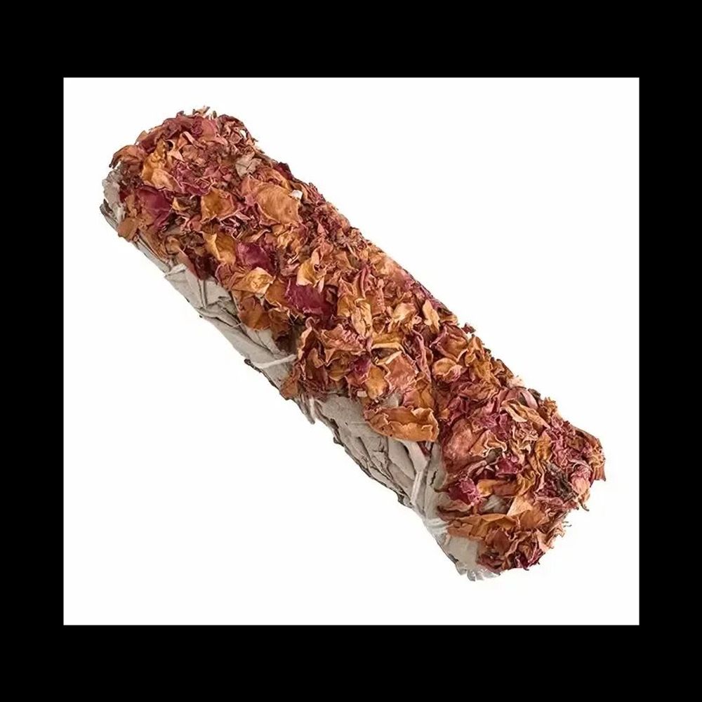 Senteurs - Sauge Blanche & Rose de Castille Fagot 25-30gr 10cm - ARABESK