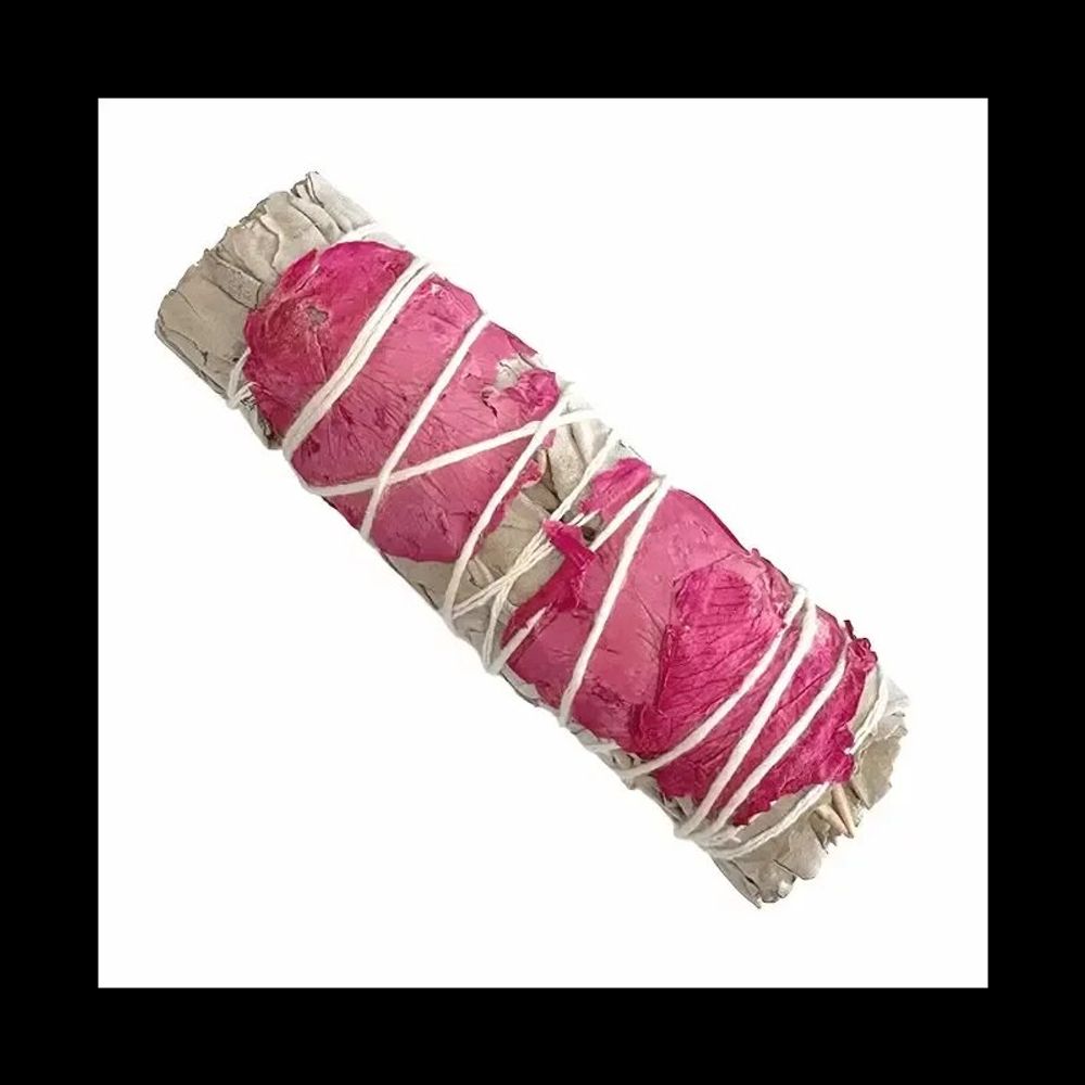 Senteurs - Sauge Blanche & Pétales de Rose Fagot 25-30gr 10cm - ARABESK