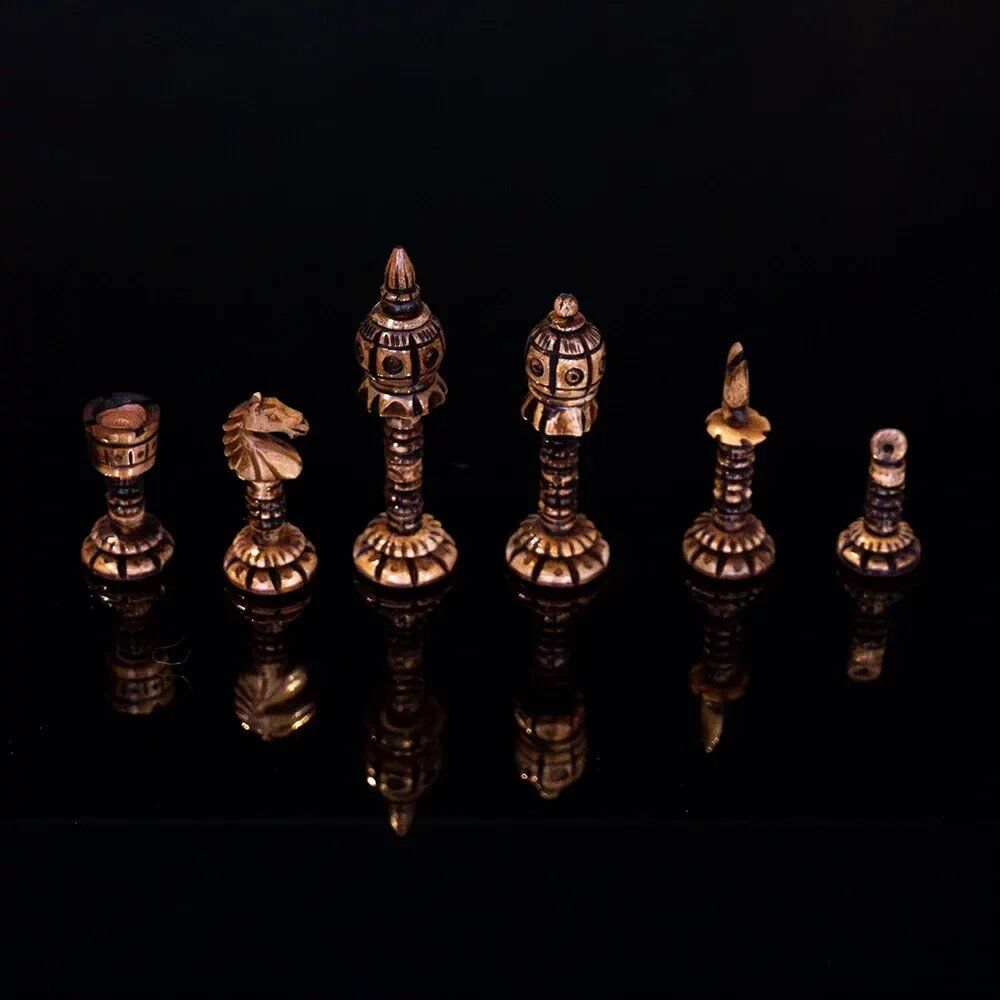 Gifts - Mother of Pearl and Olive Wood Backgammon & Chess Board Set - MAISON ROSHI - LUXURY ENTERTAINMENT CABINETS
