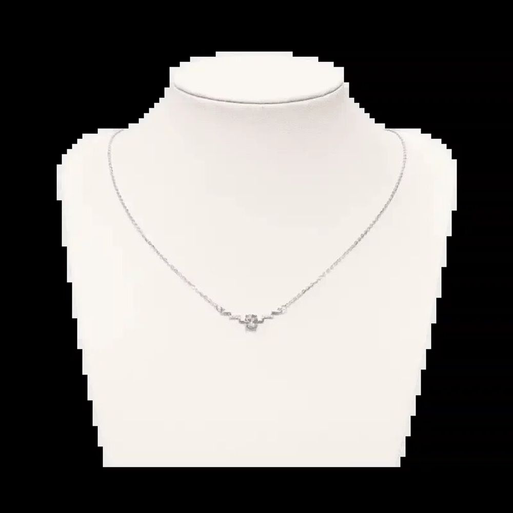 Bijoux - Collier Argent 925 Topaze Bleue et Strass Facetée AA 5mm - ARABESK