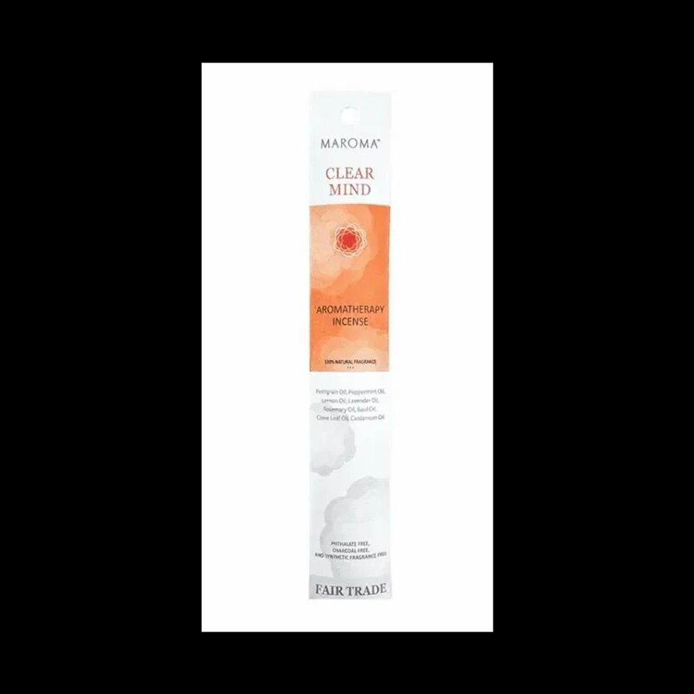Scents - Maroma Spa Aromatherapy Clear Mind Incense 5x10 Sticks - ARABESK