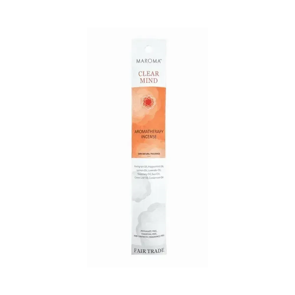 Scents - Maroma Spa Aromatherapy Clear Mind Incense 5x10 Sticks - ARABESK