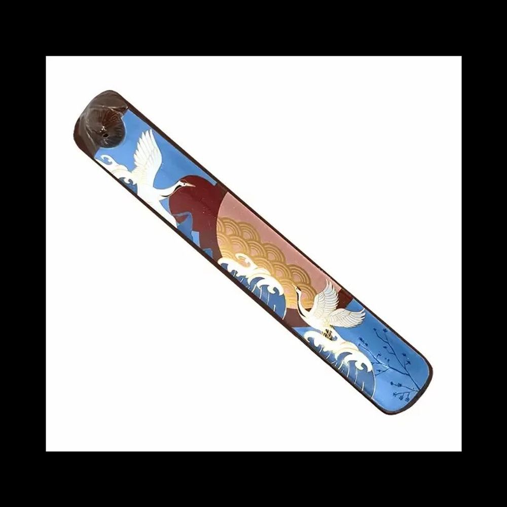 Scents - Cranes Ceramic Incense Holder 24cm - ARABESK