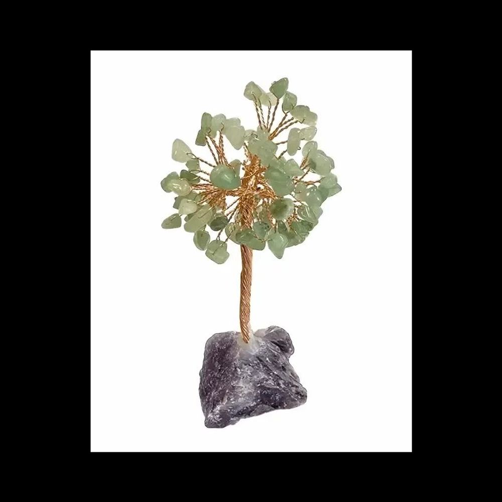 Jewelry - Tree of Life Green Aventurine on Amethyst Druse 12-13cm - ARABESK