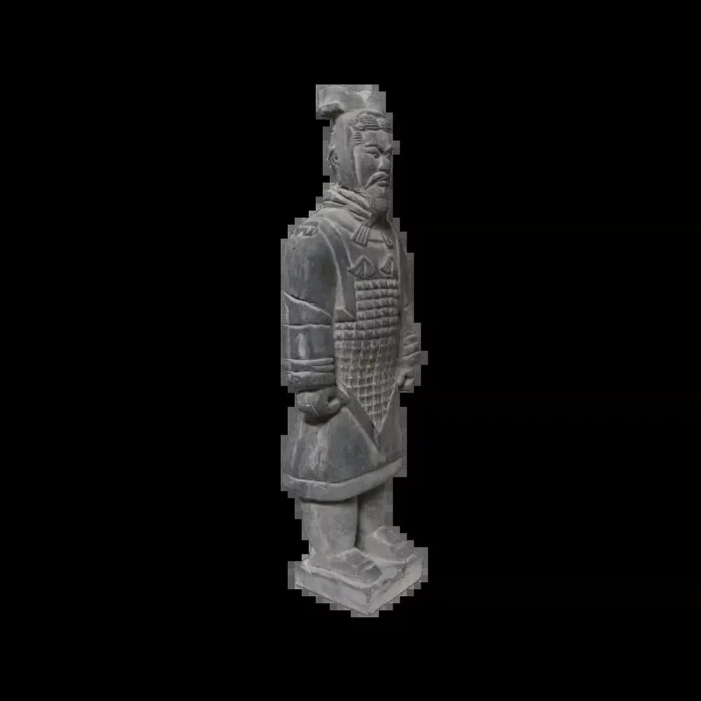 Sculptures, statuettes et miniatures - Statue Noire en Terracotta Général 20cm - ARABESK