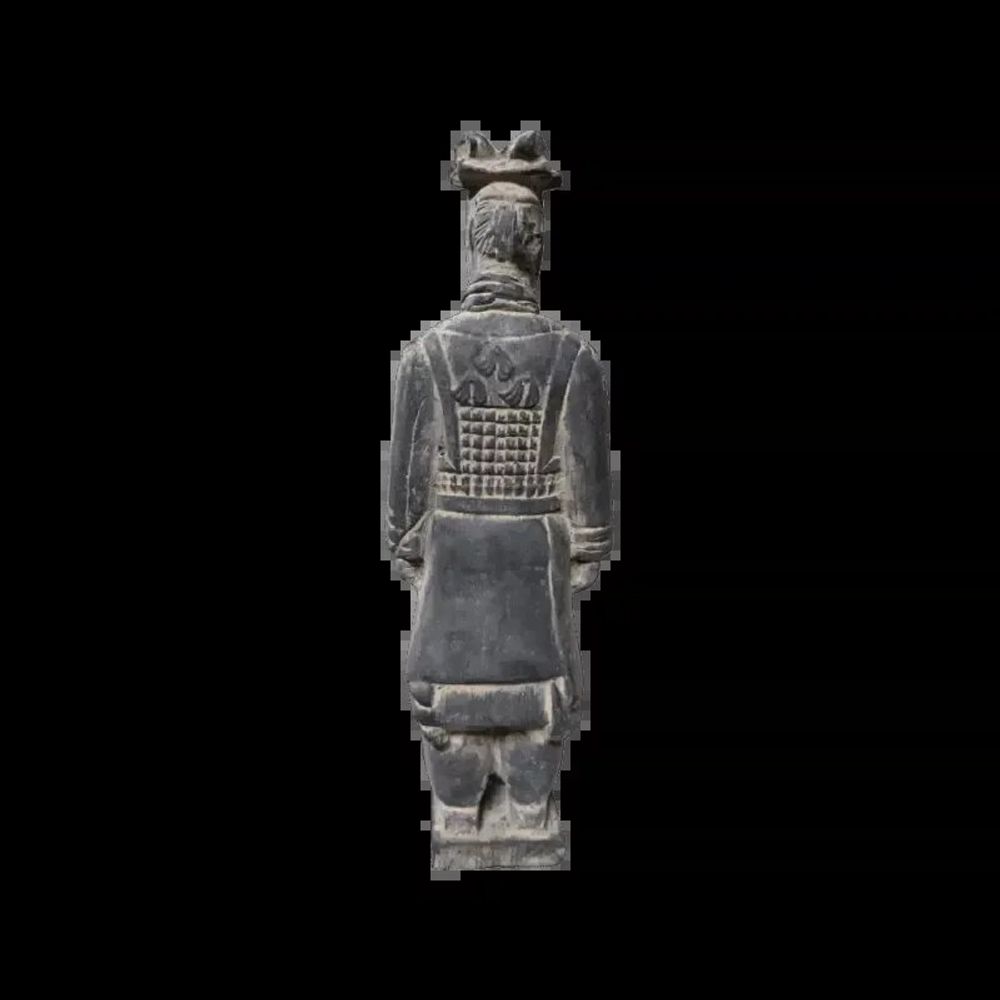 Sculptures, statuettes et miniatures - Statue Noire en Terracotta Général 20cm - ARABESK
